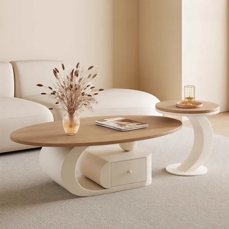 Japanischer Couchtisch Noguchi Kommoden Polar Moderner Gelegenheits-Couchtisch Geriffelte Mesa De Jantar Weiße Landhausmöbel