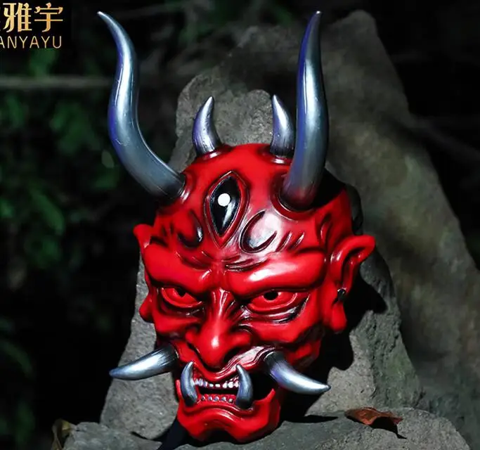 

Japanese Prajna Mask Ghost Warrior Hard Cosplay