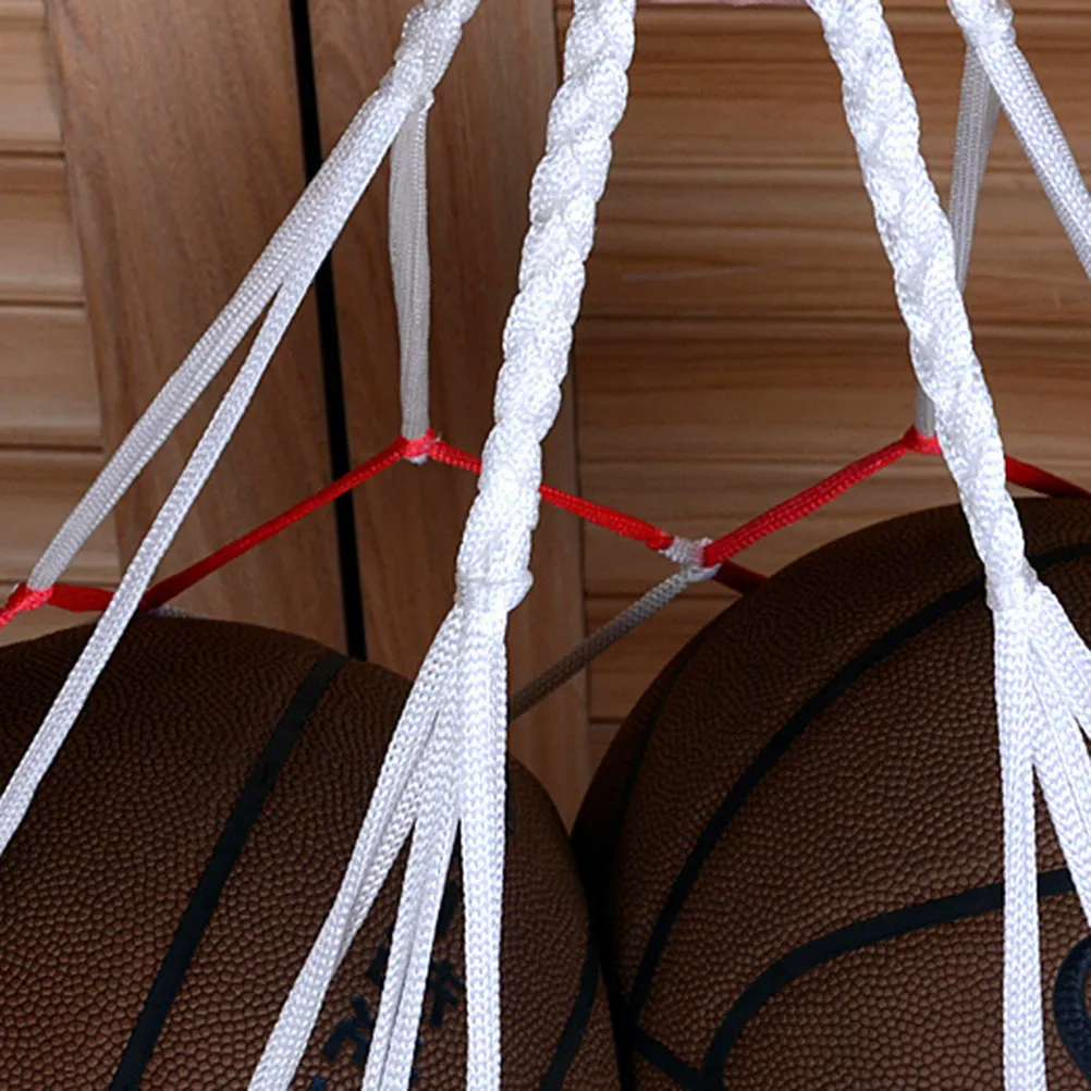 

10pcs Basketball Net Bag Large Capacity Waterproof Sports Ball Mesh Carry Sling For Soccer Football Training School Team Sports