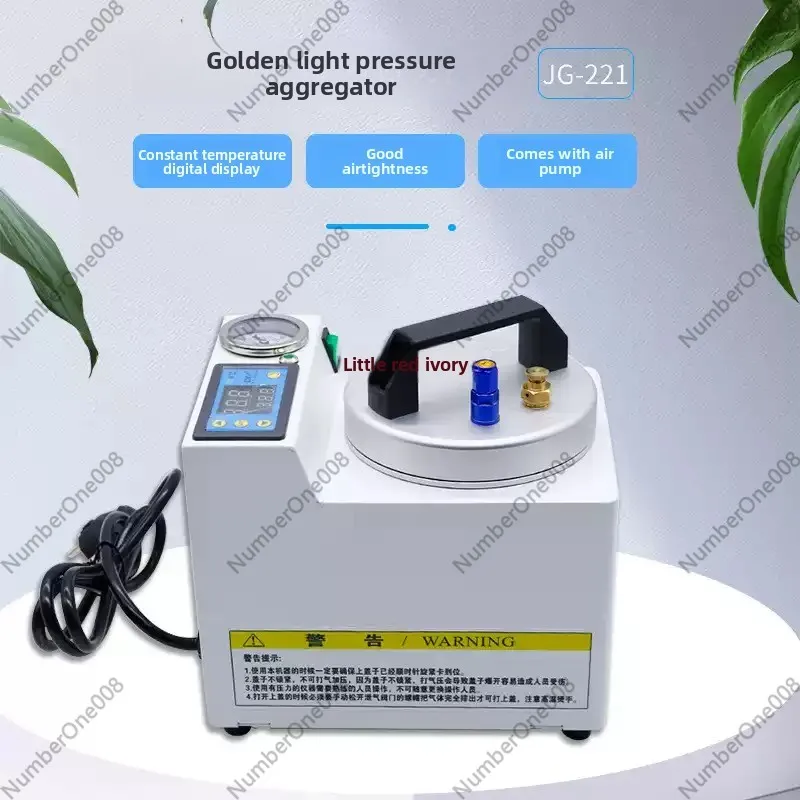 Polymerizer Portable Curing Pressure Pot Polymerizing Digital Display  Adsorption silicone rubber repair