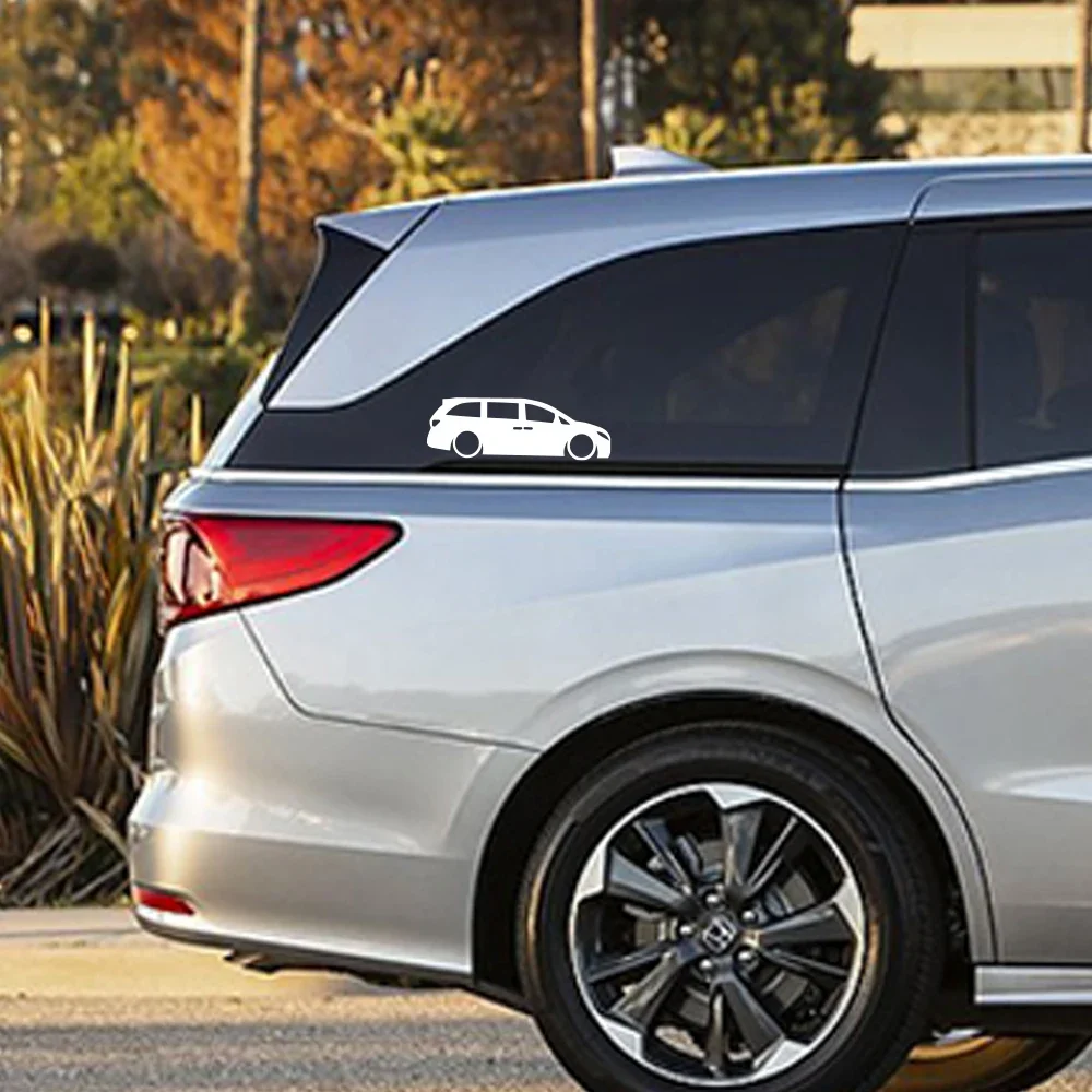 Lowered Minivan Graphic Vinyl Car Stickers Decals For Honda Odyssey LX RC1, Van Auto Window Body Cover Decor Accessories