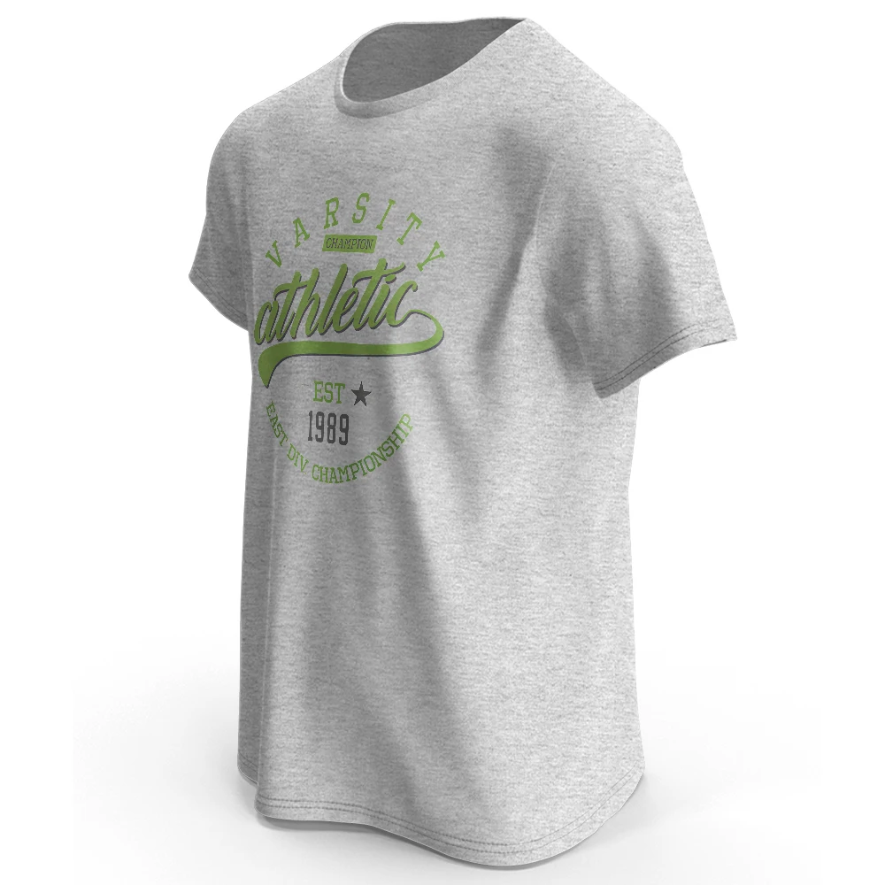 New Men's Graphic Varsity T-Shirt 100% Cotton Short Sleeve Tops for Men and Women Vintage Tees S-5xl