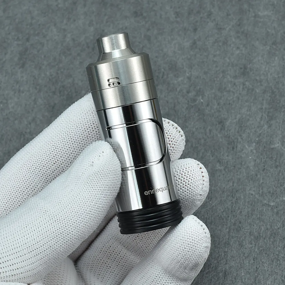 

Ennequadro IMO 350 Style 18350 Mechanical Mod 22mm Ennequadro mod with nisshoku rda bellcap set mod fit 18350 battery