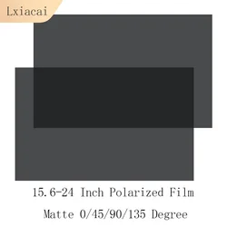 Película adhesiva polarizada con revestimiento protector para ordenador portátil, piezas de reparación de pantalla LCD mate, película polarizada para Notebook, 10 piezas