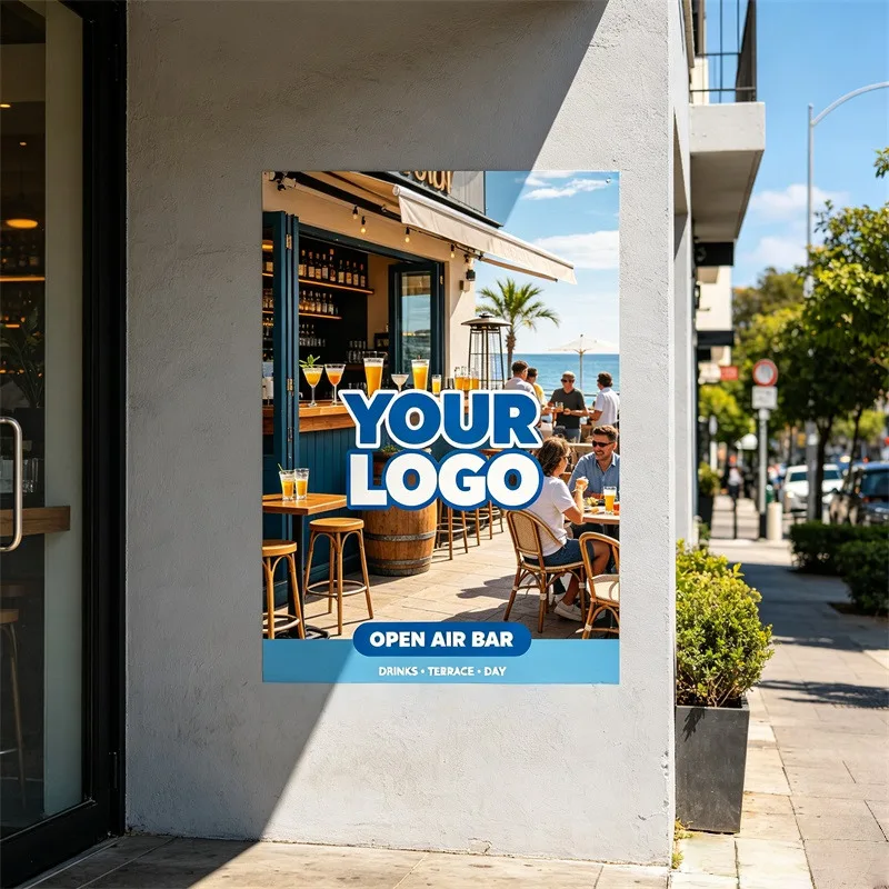 Any Size 100 cm Custom Stickers Suitable For Party Hotel Supermarket Barber Shop Coffee Shop Commercial Advertising Promotion