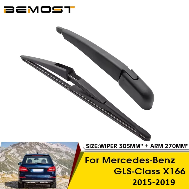 

Car Wiper Blade For Mercedes-Benz GLS-Class X166 2015-2019 Back Windshield Windscreen Rear Wiper 305mm+Arm 270mm Car Accessories