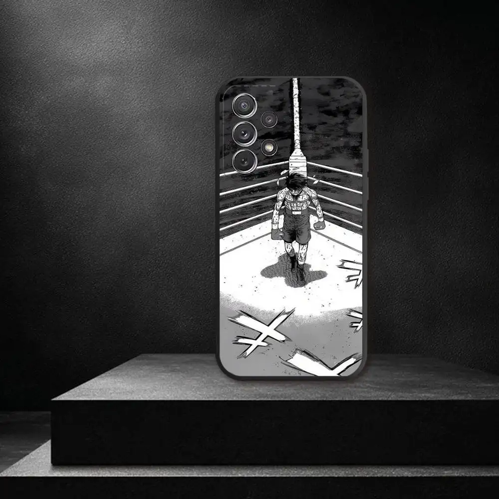 Hajime no I-Ippo Makunouchi Phone Case For Samsung S 25,24,23,22,30,21,10,9,Ultra,Plus,Lite,FE,4,5G Black Soft Case