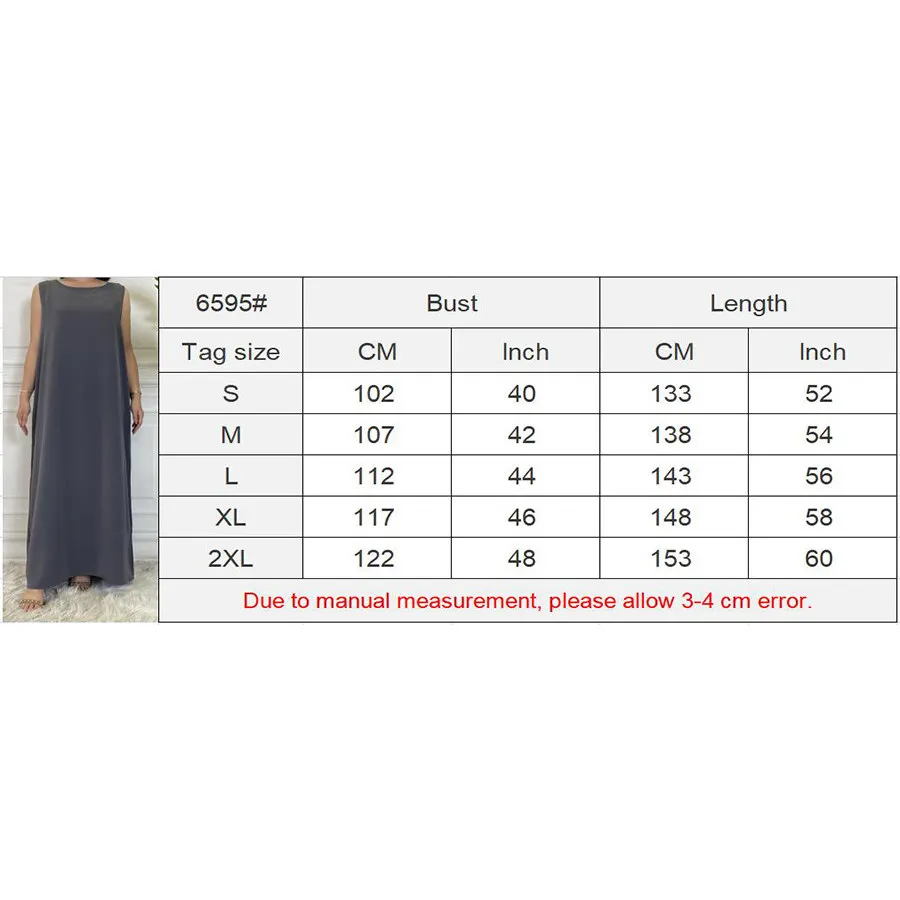 중동 두바이 이너 스커트 네트 컬러 니다 원단 심플 스웨이드 롱 드레스 여성 패셔너블 중국 전통 여성 의상...