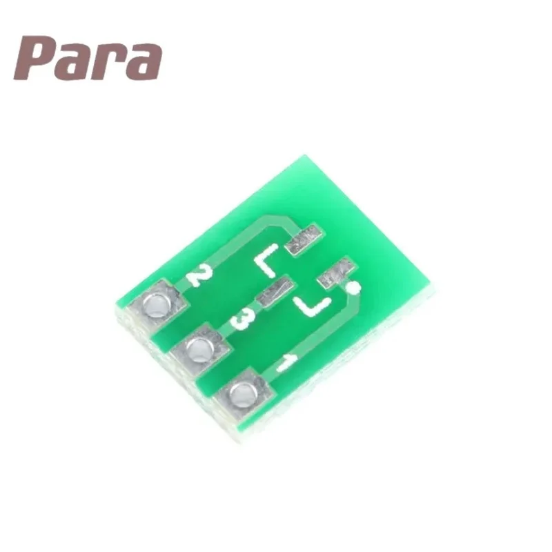 10/20/50 Stuks Sot23 SOT23-3 Draai Sip3 Dubbelzijdige Smd Draai Naar Dip Sip Ic Socket Pcb Board Sip3 Adapter Converter Plaat Sot Diy Kit