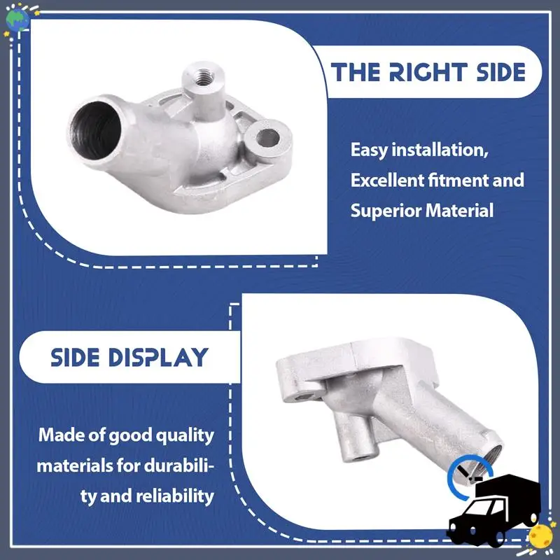 

Lasting 2Sets V-Twin Aluminum Thermostat Outlet Cover For Can-Am 800 1000 Outlander Renegade 420222690 420222691