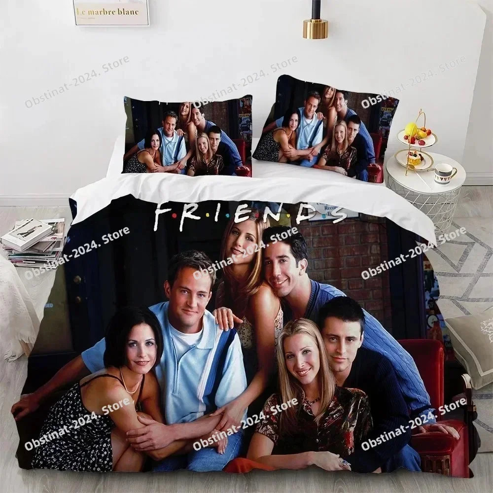 Friends TV Show Bedding Set 3D Printed Duvet Cover With Pillowcase Twin Queen King Full size Bedclothes Bedroom Decor
