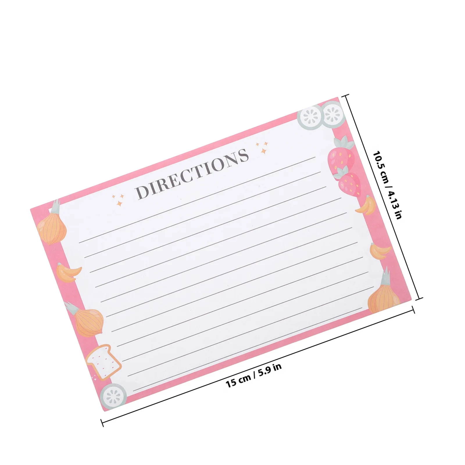 50Pcs Professional Recipe Card Blank Papers for Wedding Bridal Shower Kitchen Travel Everyday Use Recipe Cards