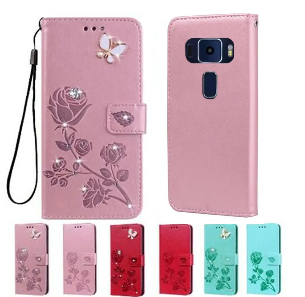 Capa de couro para asus zenfone 3 4 9 9z 10 10z 2019 max pro zc554kl ze520kl ze554kl zs630kl zs590ks flip carteira capa cartão etui