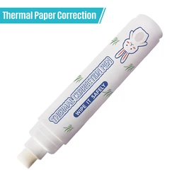 Thermal Paper Correction White Out Liquid Pen Parcel Express Tool for Thermal Label Shopping Bill Data Eraser Privacy Protection