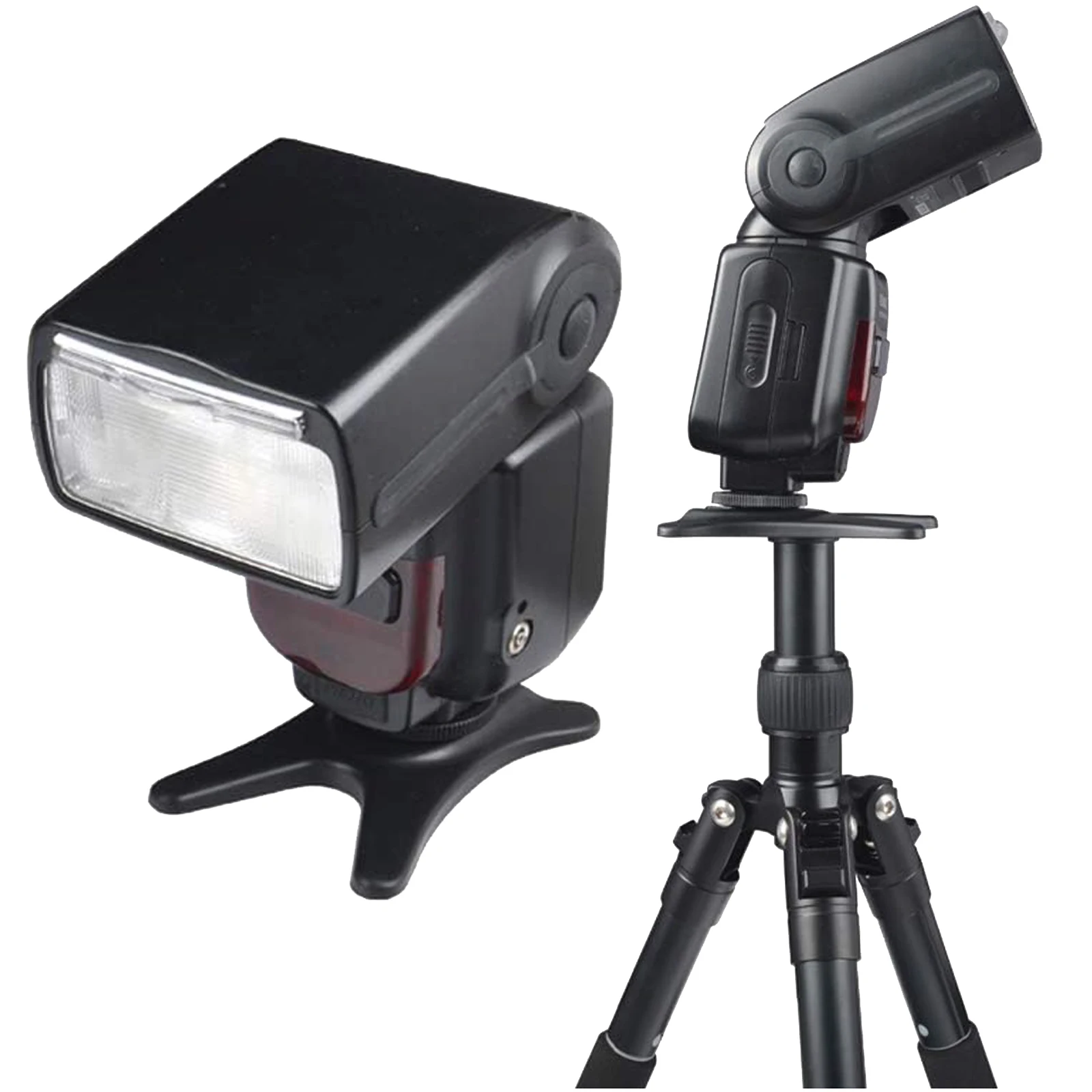 5 Pack Camera Flash Stand Flash Speedlight Hot Shoe Mount Stand with 1/4\