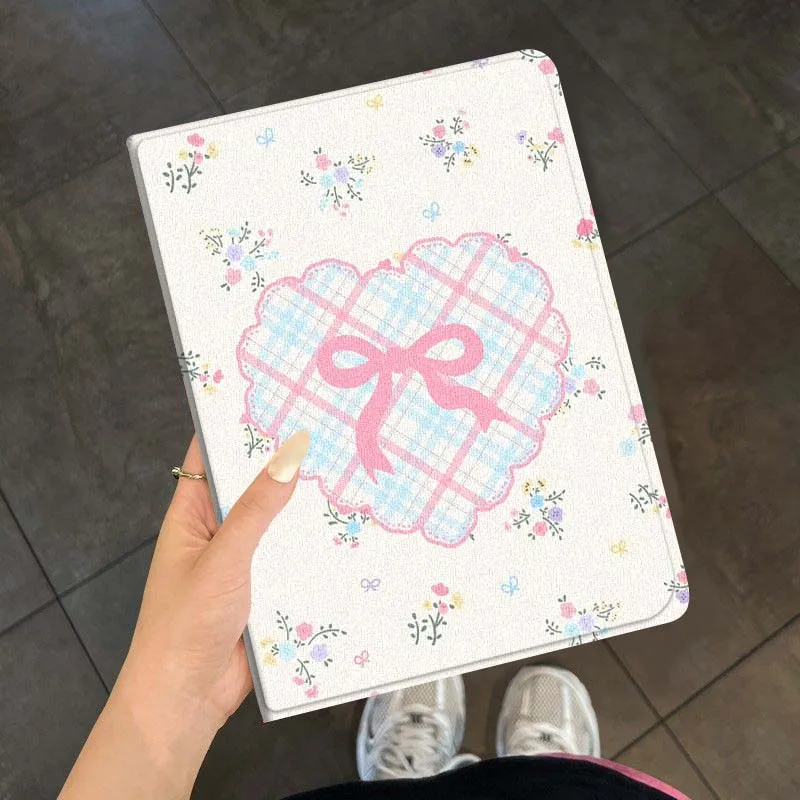 

Pink bow rabbit cute cartoon For Samsung Galaxy Tab S7 S8 S9 S10 11 12.4 13.1 FE Plus Lite Inch Cover Tablet Case