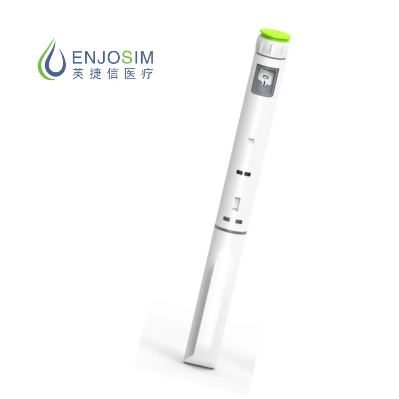 ENJOSIM 10PCS Disposable Insulin Pen 60U Adjustable Dose Diabetes Injection Device Portable No Medication Included