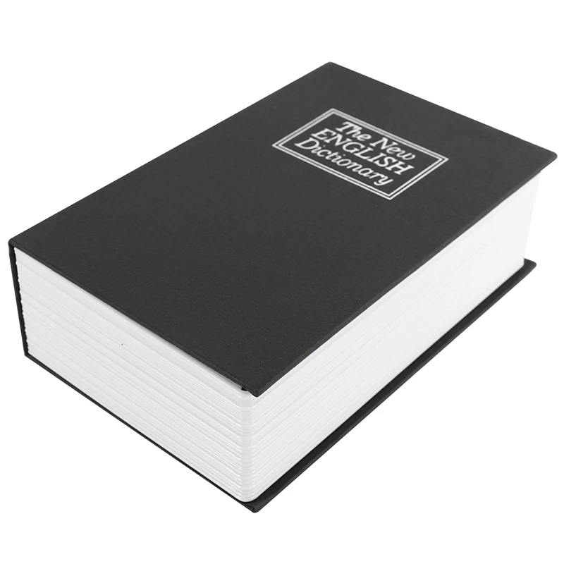 Book Safe With Combination Lock Dictionary Diversion Book Safe Portable Safe Box, Great For Storing Money Jewelry Passport