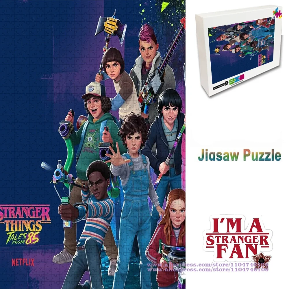 

Пазл-головоломка «Очень странные дела» 108/200/300/500/1000/1500 элементов, развивающие головоломки, уникальный подарок унисекс в коробке, украшение для дома