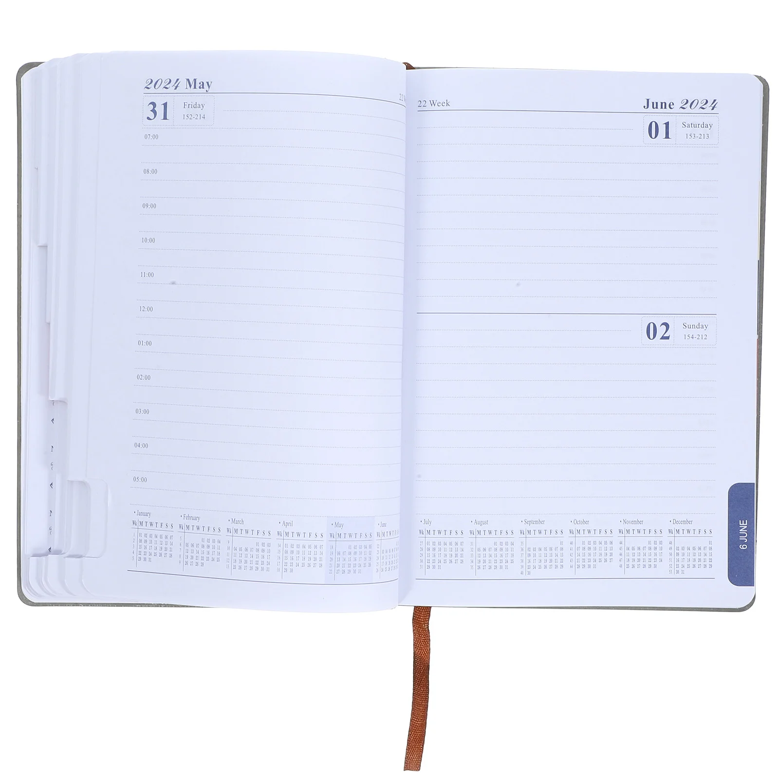 2023 Agenda Book Portable Note Books Schedule Business Notepad Multifunction Household Planning Paper Daily Planner