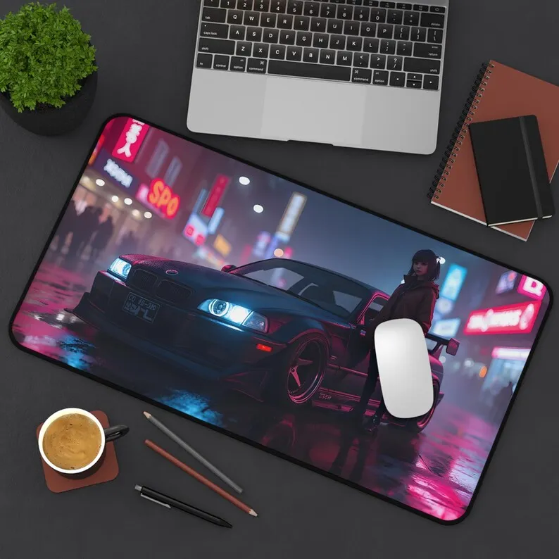 Tappetino da scrivania per ragazza auto |   Tappetino per mouse per ragazza anime |   Blocco da scrivania JDM |   Tappetino da gioco GTR |   Tappetino da scrivania per giochi per PC |   Antiscivolo |   Resistente |   Regalo del giocatore