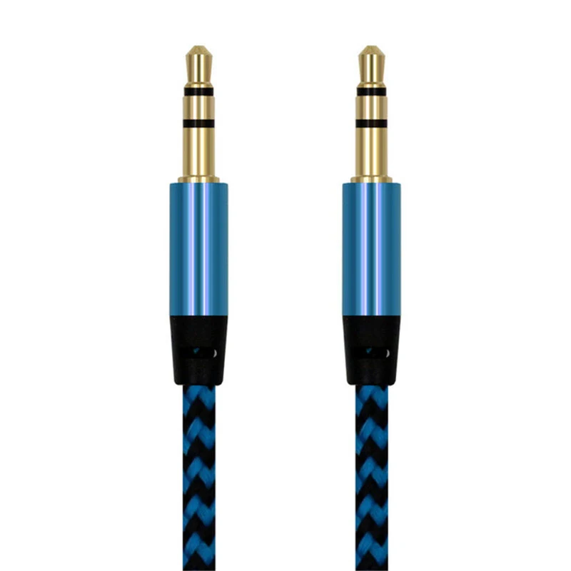 NNBILI przedłużacz audio 3,5 mm męski na żeński 3,5 mm męski na męski kabel audio Aux do słuchawek Iphone przedłużacz głośnika 