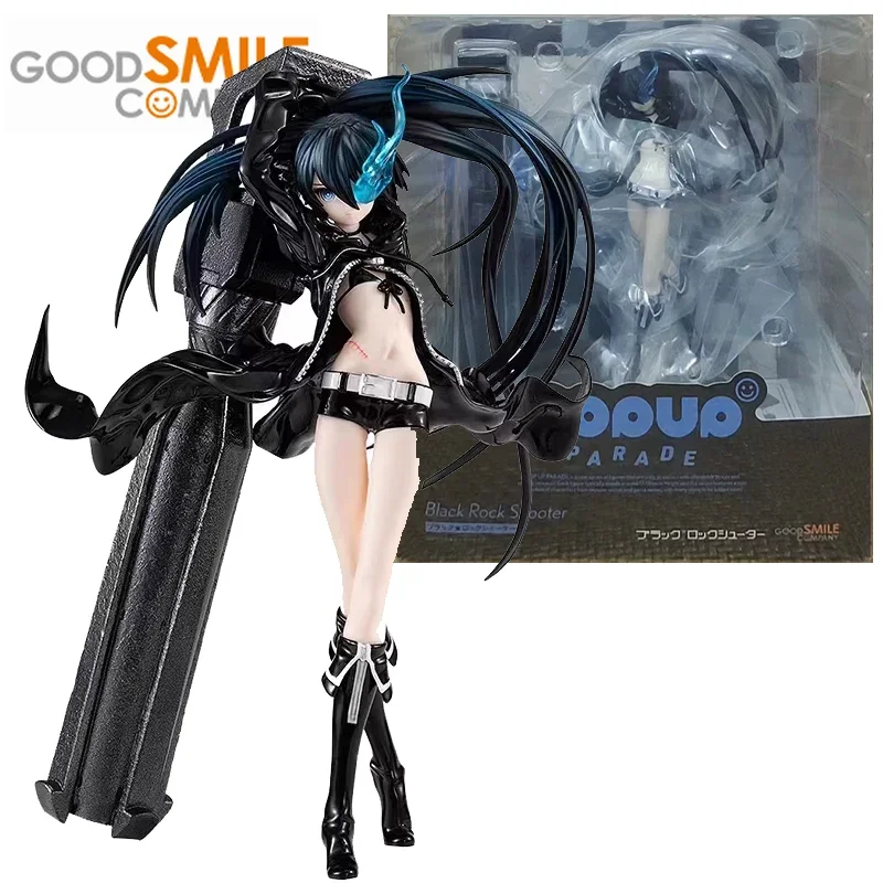 GSC Original Pop Up Parade Black Rock Shooter Anime Action Figure Toys For Boys Girls Kids Children Birthday Gifts Collectible