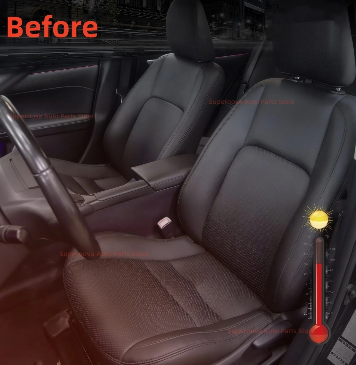 Car interior supplies For Volvo S90 V90 XC90 XC60 S60 Seat heating Seat Cooling Car Modification Vehicle-mounted electrical fan