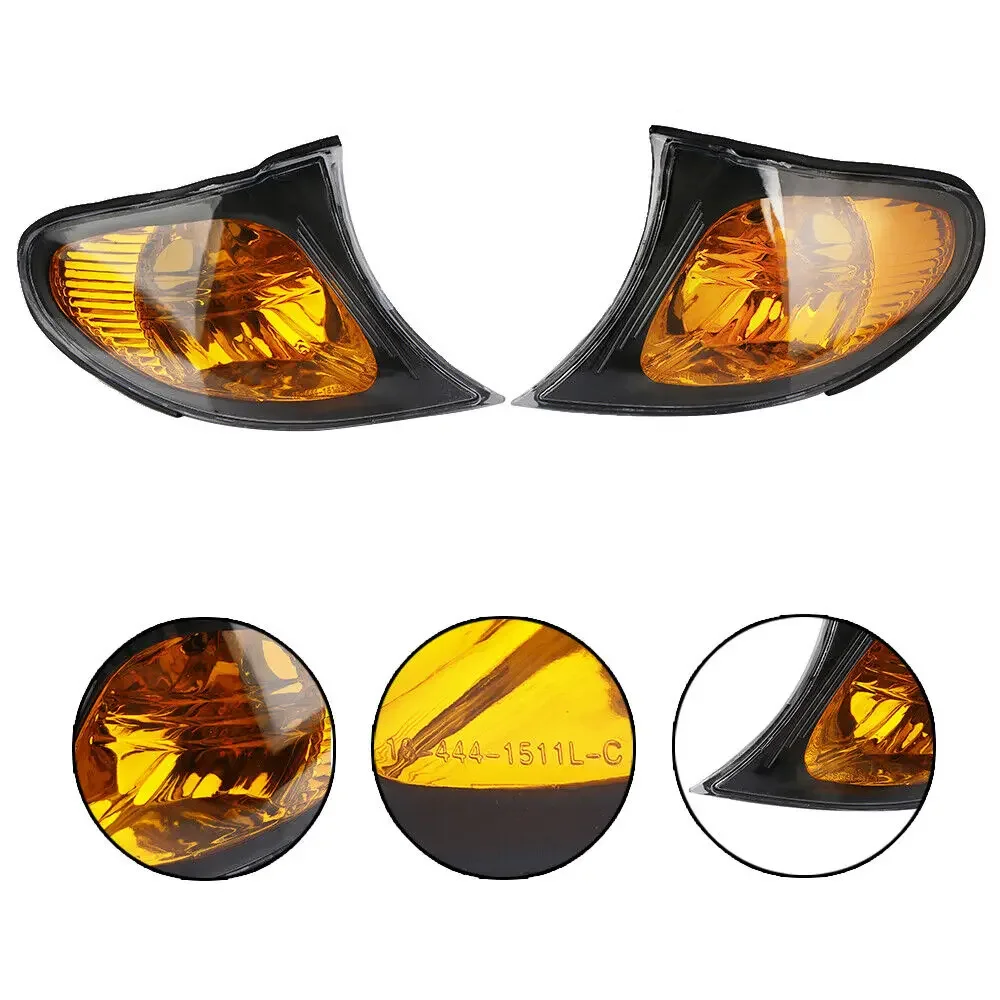 For BMW e46 2002-2005 3 SERIES 320i 325i 330i Corner Light Turn Signals Headlight Head Lamp Turn Signal Corner Lights Accessorie