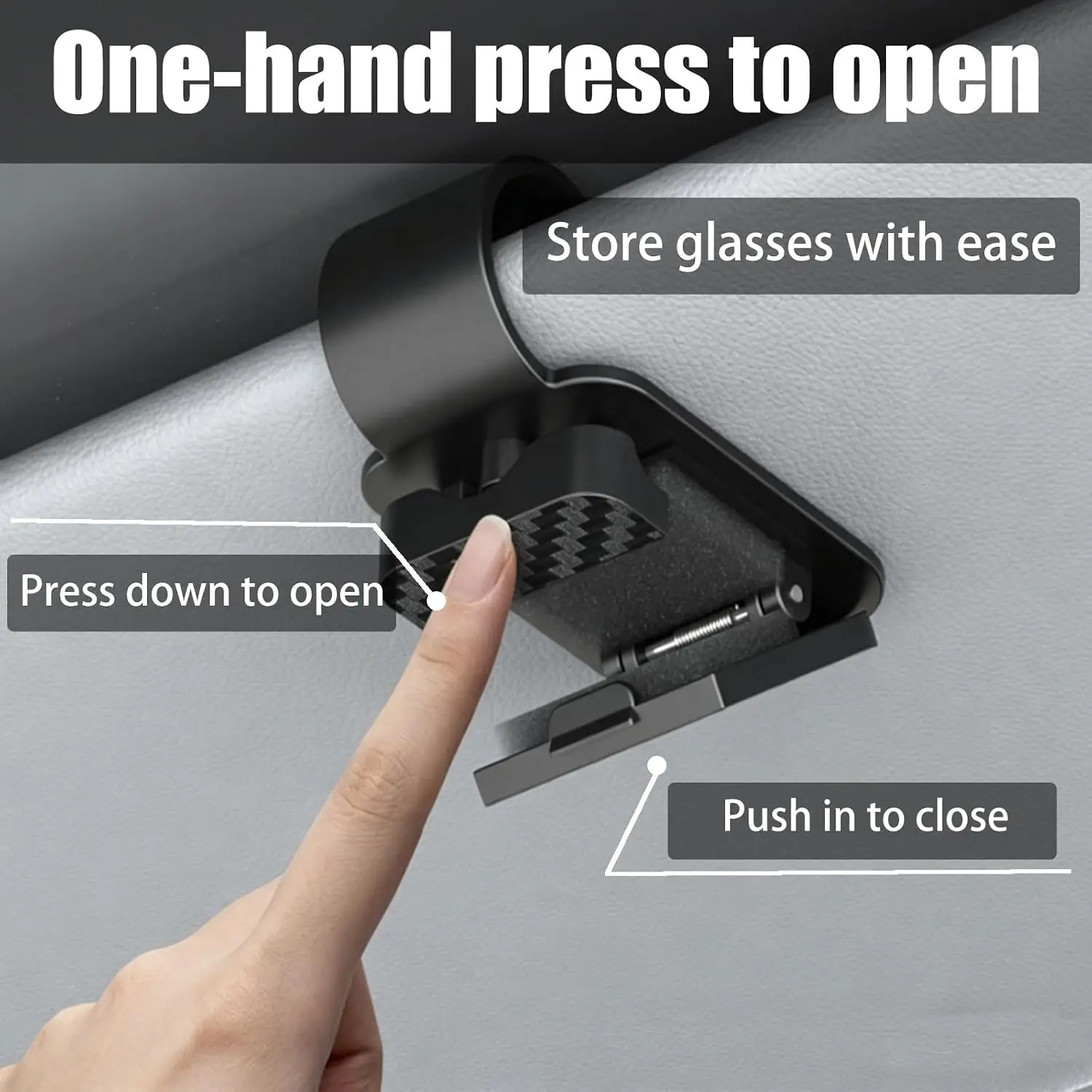 Magnetic Car Sunglasses Clip Car Sun Visor Eyeglass Holder Universal Auto Glasses Storage Clip Interior Car Accessories