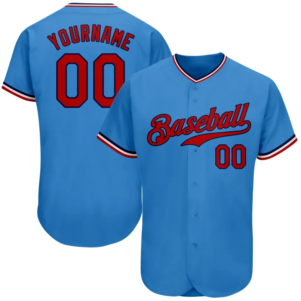 Custom Baseball Shirt Printing Top Quality Short Sleeve Baseball Jersey Softball Jersey Game Training Shirt for Men/Women/Kids