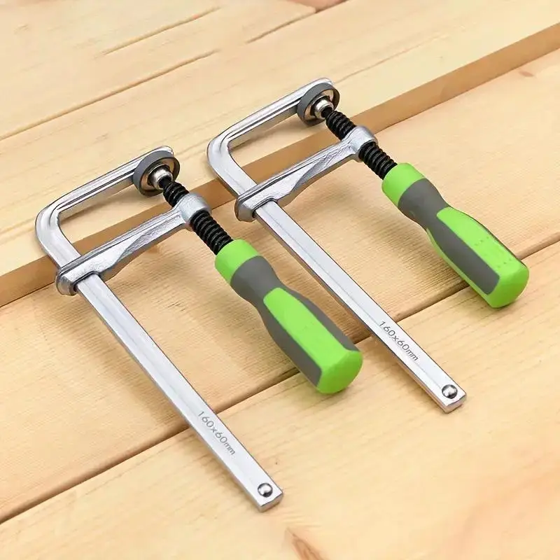 

2pcs Quick Adjust Screw Handle Track Saw Rail Clamps MFT Clamps For Rail Track Saw And MFT Table Woodworking Tools