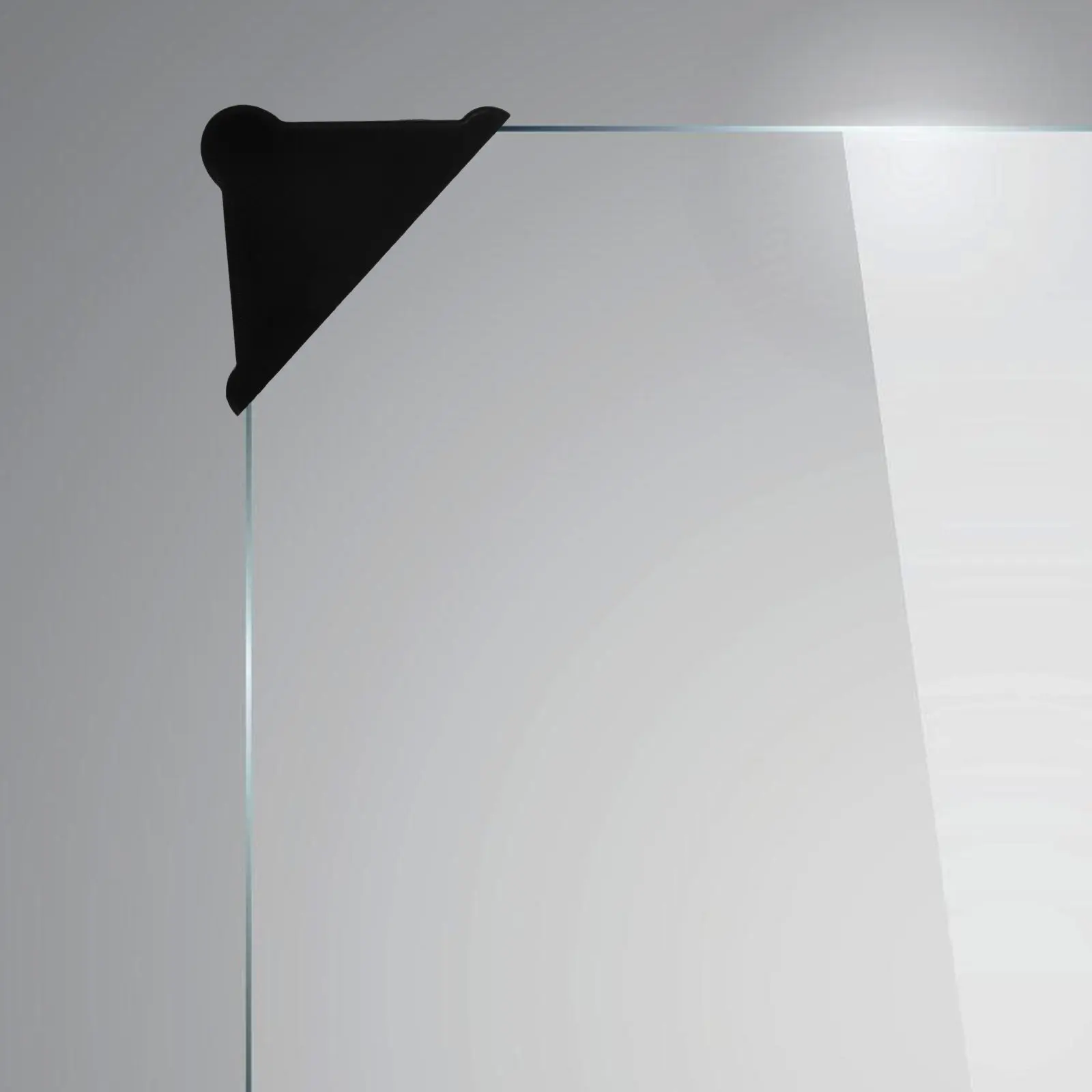 100Pcs Triangle Corner Guards Plastic Protective Edge Protector for Glass Mirrors Tempered Sheets Bathroom Shelf Table Safety
