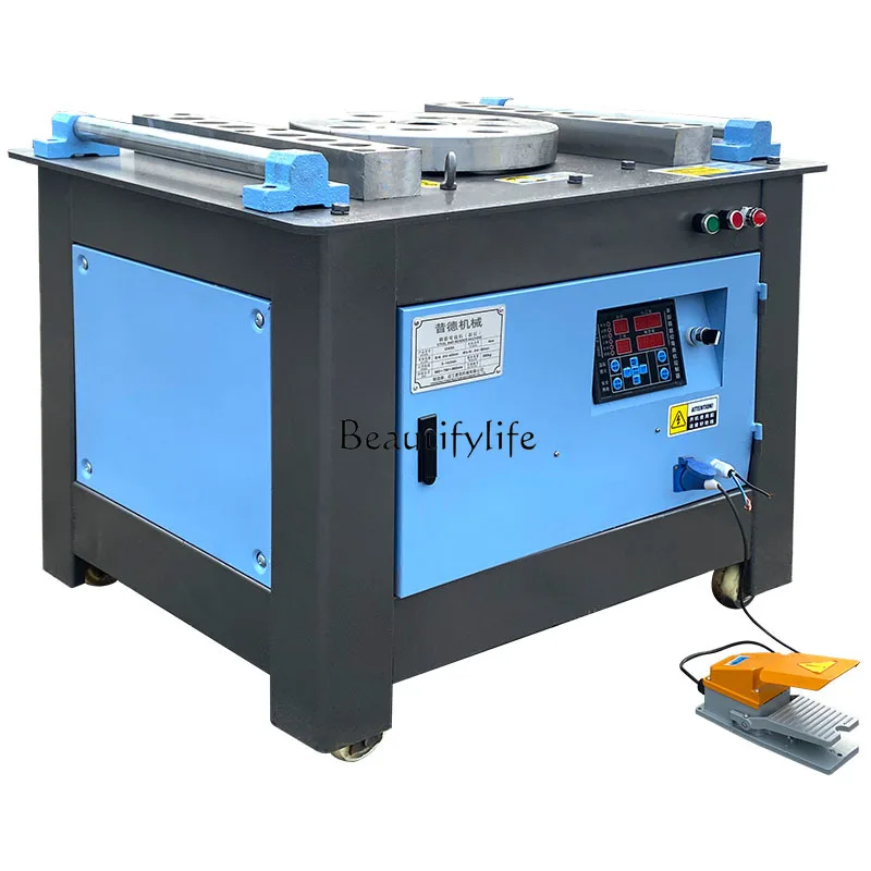 

05Steel bar bending machine gw40 type foot pedal numerical control hand electric bending machine