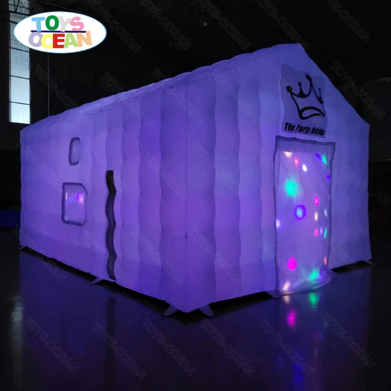Factory Customized Inflatable Oxford Cloth Igloo Tent for Event & Party with Lights & Air Blower TOYS-OCEAN X-3331 220V/110V