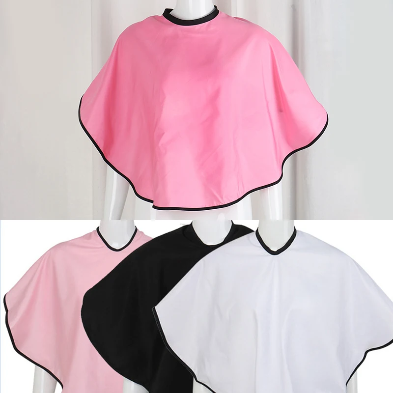 Reusable Waterproof Hair Cutting Cape Hair Dyeing Shawl Salon Barber Apron Hairstyling Coloring Cloth Accessory