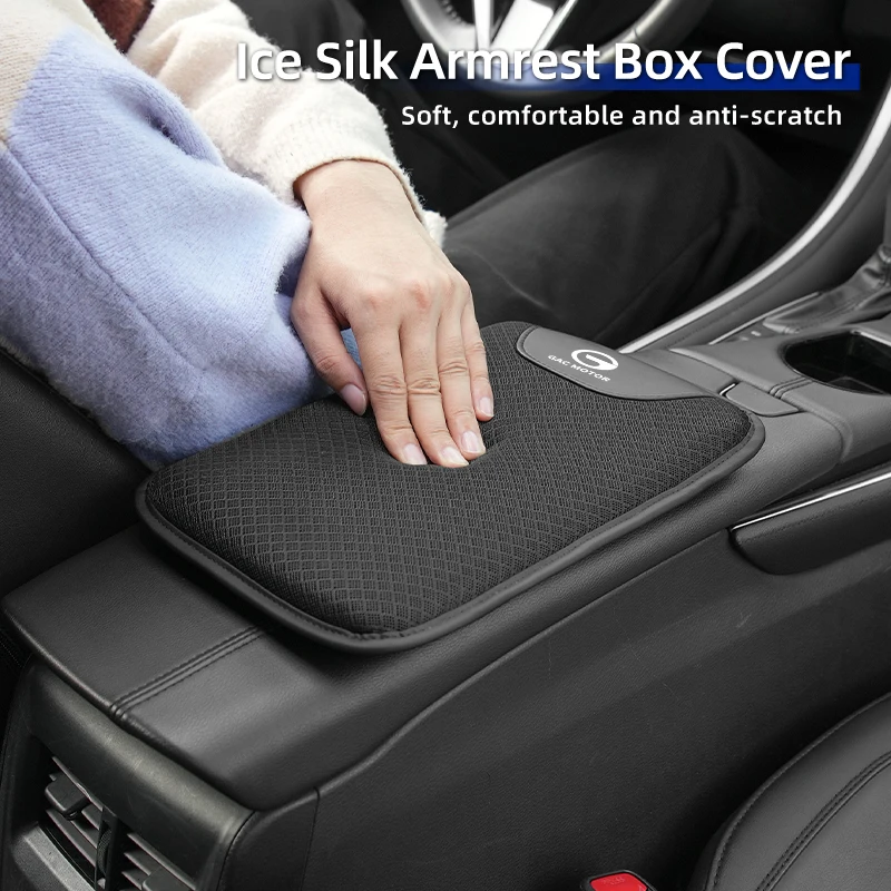 

Ice Silk Car Armrest Box Pad Auto Rrmrest Height Increasing Cushion For GAC trumpchi GS3 GS4 GS5 GS8 Ga3 Ga4 Ga5 Ga6 Ga8 Gm6 Gm8