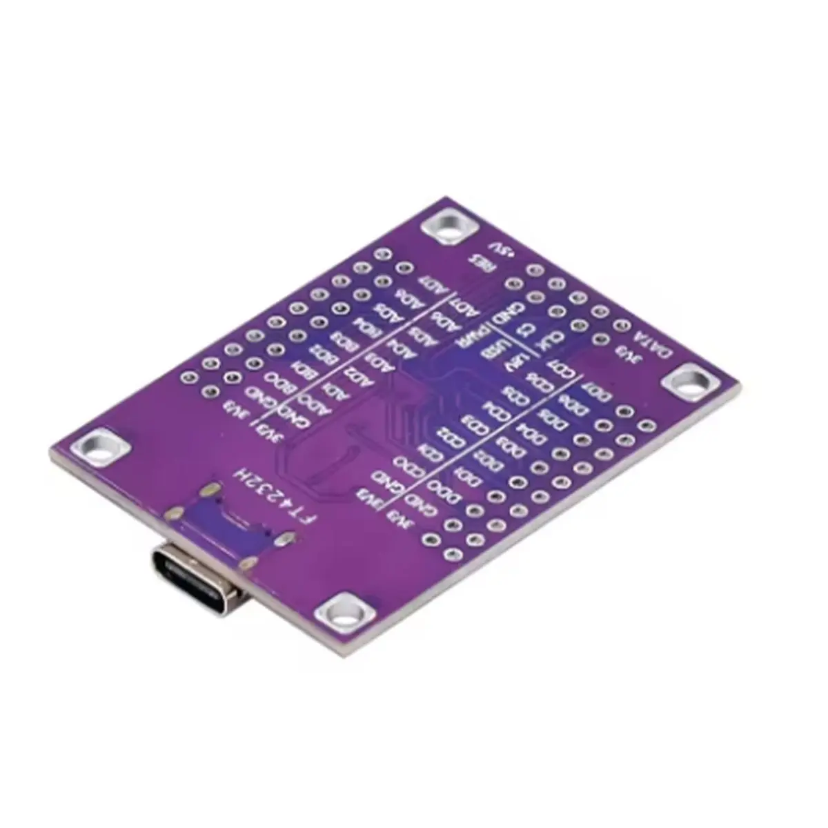 

Новый электронный модуль FT4232 с четырьмя каналами для подключения USB Type-C к последовательным портам UART/SPI/JTAG/RS232/RS485/RS422