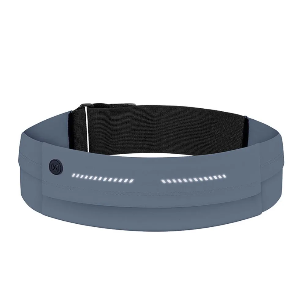 

Ультратонкая спортивная поясная сумка с ночным светоотражением, облегающая, для бега, легкая, для хранения телефона