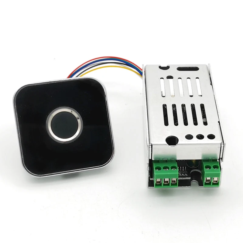 GROW DC10-30V Fingerprint Access Control Board Self-locking with Fingerprint Module K215+R502-AW For Motorcycle Door Lock Car