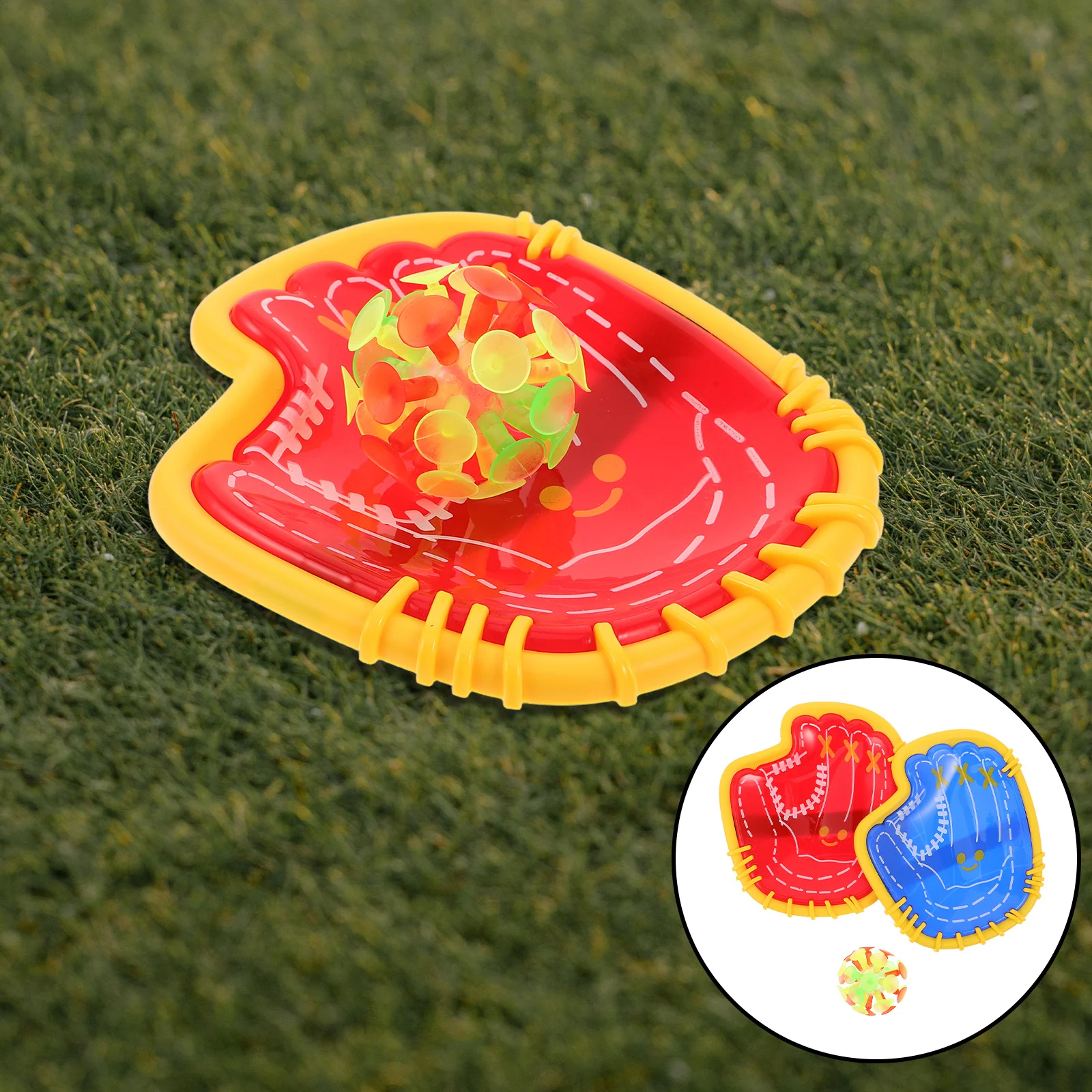 1 مجموعة إرم الصيد شفط مجداف الكرة لعبة الاطفال في الهواء الطلق الفناء الخلفي الشاطئ مجداف الكرة مجموعة للتدريب الحسي في الهواء الطلق اصطياد اللعب #1
