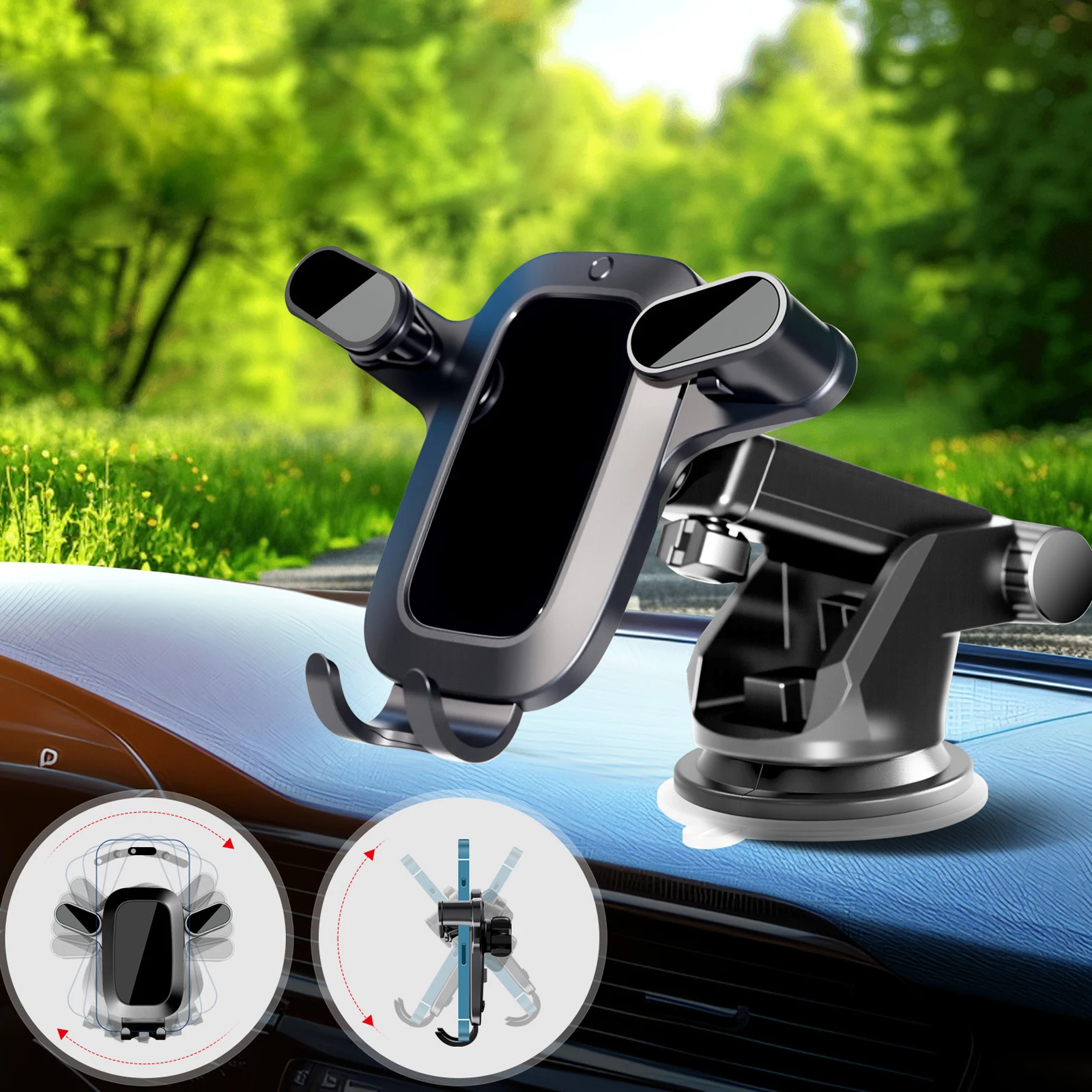 

Автомобильный навигационный держатель для мобильного телефона, гравитационная поддержка, автомобильный держатель, крючок, спиральный крючок, универсальная антивибрационная присоска, универсальная