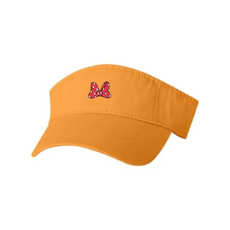 

Go All Out Adult Bow with Polka Dots Embroide Visor Dad Hat