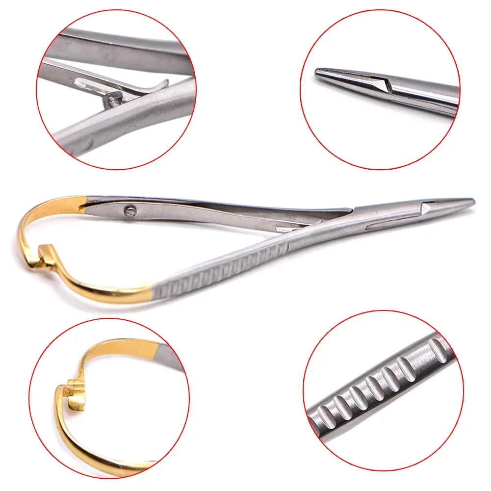 

Dental Needle Holder Standard 14cm Plier Surgical Orthodontic Tweezer 1pcs Set Forceps Instrument Dentistry Product