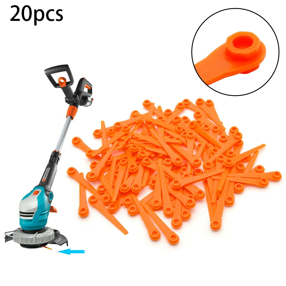 

20Pcs Grass Trimmer Part Blades 9825 9820 9821 Attachment Plastic Replacement String Trimmer Parts Practical High Quality New