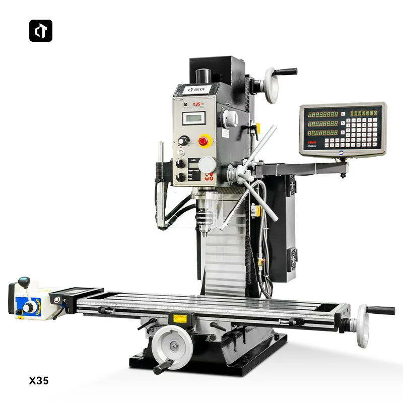 CTMACH X35 High Speed Drilling Milling Machine 5000RPM 1500W Brushless Motor Mill Drill Variable Speed
