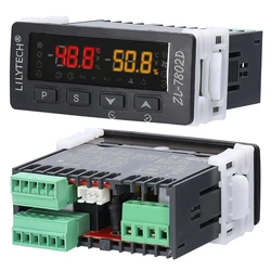 Automatic Incubator Controller Temperature Humidity Controller Digital Hygrostat Thermostat Egg Turning PID Control -40 to 99.9℃