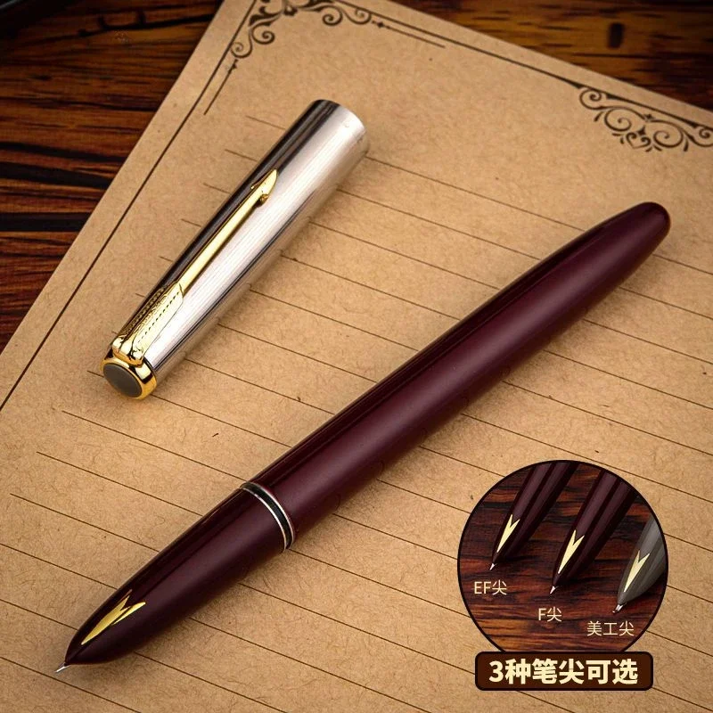 

Новая перьевая ручка Hero 616/616S EF/F/Bent 0,38 0,5 мм художественное перо красивые красные цвета письменные принадлежности ручки канцелярские принадлежности офисная ручка