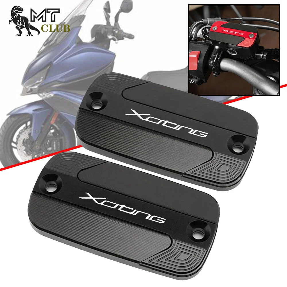 Front Brake Reservoir Fluid Tank Cover Oil Cup Cap for KYMCO XCITING 250 300 350 400 /400S 500 New Motorcycle CNC aluminum cover