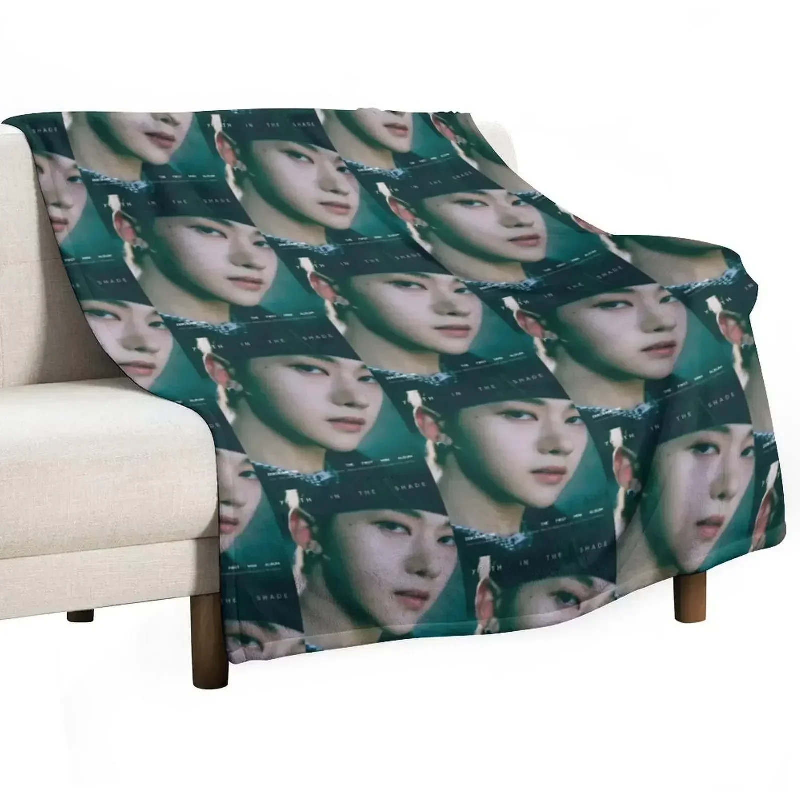 

ZEROBASEONE (ZB1) SEOK MATHEW - YOUTH IN THE SHADE Throw Blanket Warm Bed covers Blankets